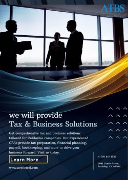 Tax & Business Solutions in CA | Expert Accounting Services