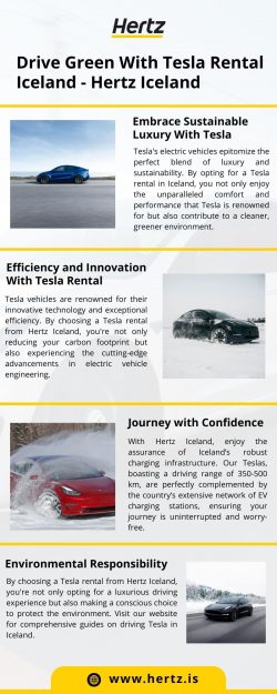 Eco Friendly Travel With Tesla Rental Iceland – Hertz Iceland