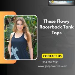 These Flowy Racerback Tank Tops