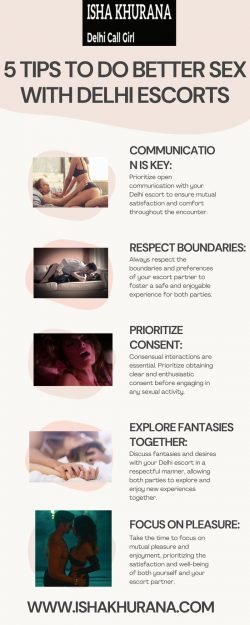 5 Tips to Do Better Sex with Delhi Escorts