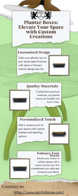 Transform Your Outdoor Space: Custom Plant Boxes by Spirit of Stone