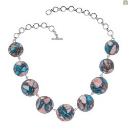 Seaside Splendor Turquoise Oyster Necklace
