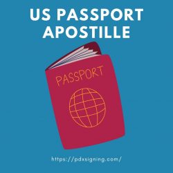 Us passport apostille