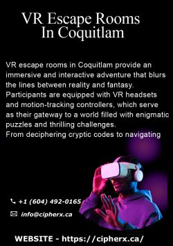 VR Escape Rooms In Coquitlam