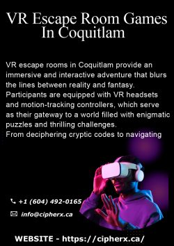 VR Escape Room Games In Coquitlam