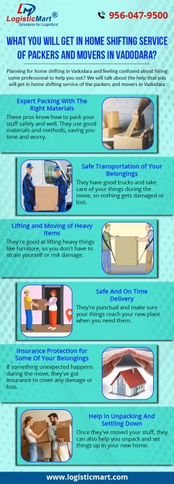 What You Will Get in Home Shifting Service Of Packers and Movers in Vadodara?