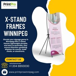 Stand Tall with X-Stand Frames in Winnipeg