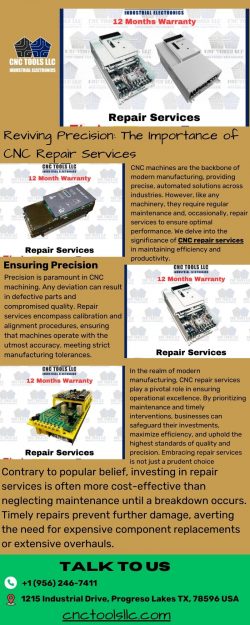 Your Go-To Solution for Precision CNC Repair: CNC Tools LLC