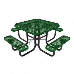 Heavy Duty Thermoplastic Coating Picnic Tables Round/Square