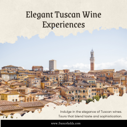 Tasting Wine In Tuscany