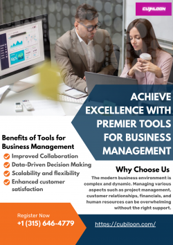 Get Smart Tools for Business Management | Cubiloon