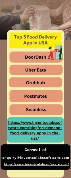 Top 5 Food Delivery Apps In USA