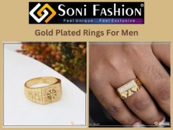Soni Fashion – Wear Gold-Plated Men Rings To Boost Your Look