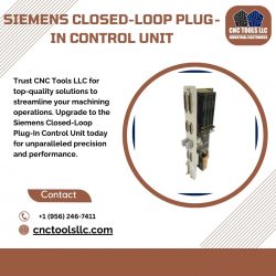 Advanced Siemens Closed-Loop Plug-In Control Unit At Cnc Tools LLC