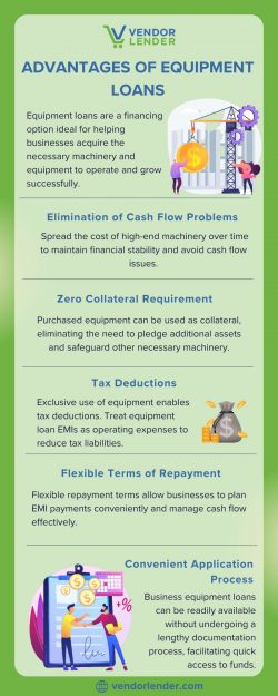 Advantages of Equipment Loans – Vendor Lender