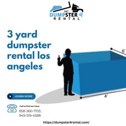 Affordable 3-Yard Dumpster Rentals in Los Angeles