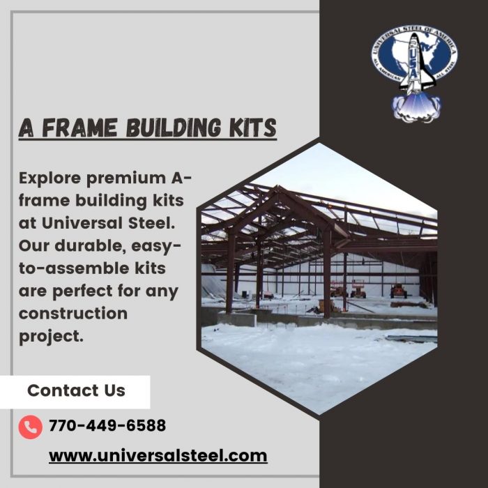 A-Frame Building Kits – Customizable Solutions | Universal Steel
