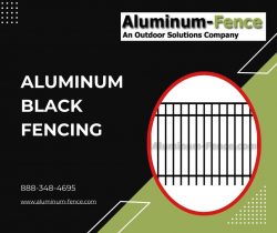 Durable Aluminum Black Fencing for Stylish Home Security