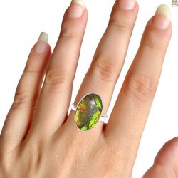 Ammolite Rings: The Stone of Fortune