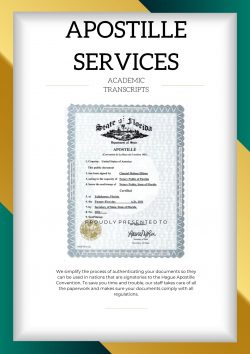 Apostille services for academic transcripts