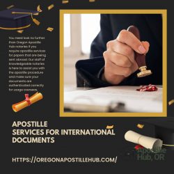 Apostille services for international documents