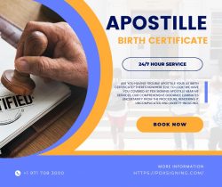 Apostille your US birth certificate
