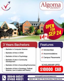 Apply for Algoma University Canada | Yashnoor Overseas