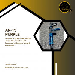 Customize Your AR-15 purple with Striking Purple Accents