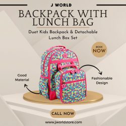 Durable Backpack with Built-In Lunch Bag for Active Lifestyles