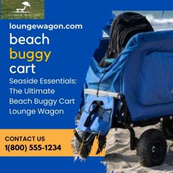 Seaside Essentials: The Ultimate Beach Buggy Cart Lounge Wagon