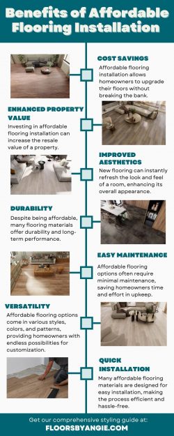 Benefits of Affordable Flooring Installation