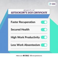 Benefits of Getsickcert Sick Certificate | Getsickcert