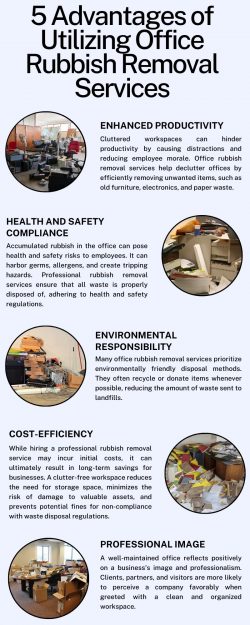 5 Advantages of Utilizing Office Rubbish Removal Services