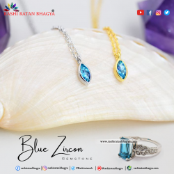 Shop Natural Blue Zircon Stone Online Price in India