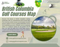 British Columbia Golf Courses Map