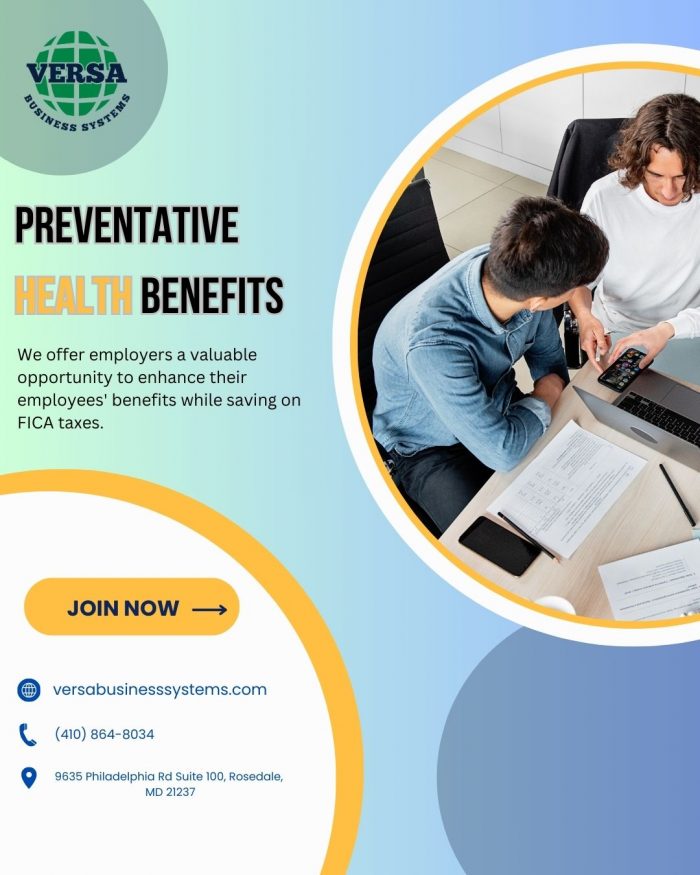 Preventative Health Benefits – Versa Business Systems