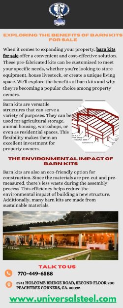 Buy Affordable Barn Kits | Customizable Solutions at Universal Steel