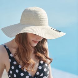 The Charm of a Straw Dome Hat
