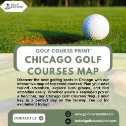 Chicago Golf Courses Map