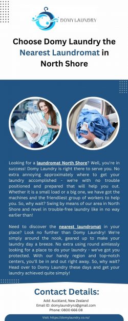 Choose Domy Laundry the Nearest Laundromat in North Shore