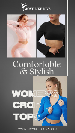Comfortable & Stylish Women’s Crop Tops