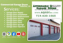 Commercial Garage Doors Fullerton, CA