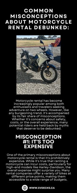 Common Misconceptions About Motorcycle Rental Debunked: