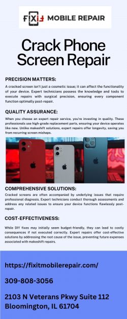 Crack Phone Screen Repair by Fixit Mobile Repair