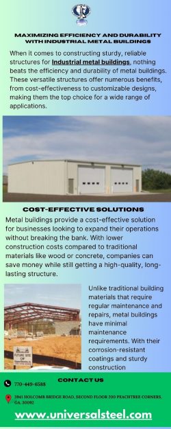 Custom Industrial Metal Buildings for Efficient Business Operations