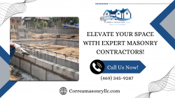 Shape Your Visions with Our Skilled Masonry Contractors!