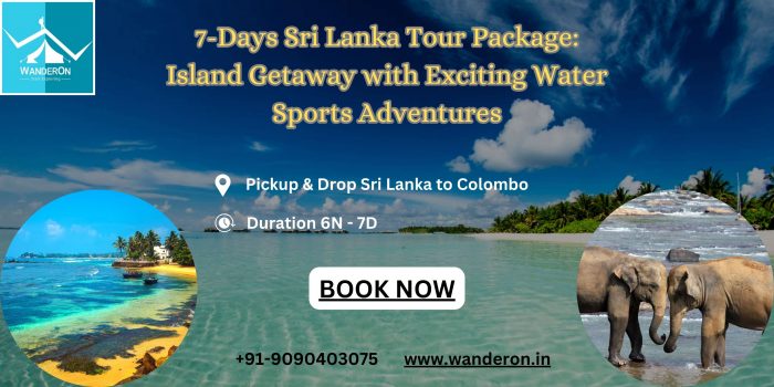 7-Days Sri Lanka Tour Package: Island Getaway with Exciting Water Sports Adventures