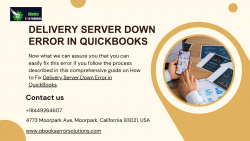 Delivery Server Down Error in QuickBooks