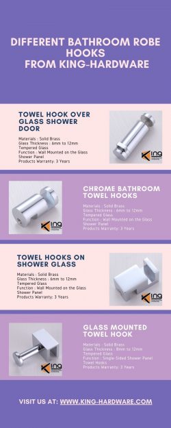 Different Bathroom Robe Hooks from King-Hardware
