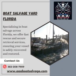 Discover Top Boat Salvage Yard in Florida | AAA Boat Salvage
